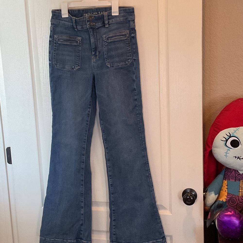 American Eagle Outfitters Women's Denim Flare Jeans